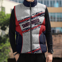AS Venus Tahiti Football Custom Sleeveless Puffer Jacket Go Champions Polynesian Pattern LT14 - Polynesian Pride