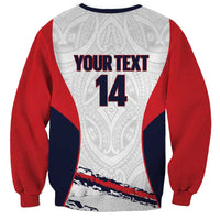 AS Venus Tahiti Football Custom Sweatshirt Go Champions Polynesian Pattern LT14 - Polynesian Pride