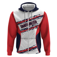AS Venus Tahiti Football Custom Zip Hoodie Go Champions Polynesian Pattern LT14 Zip Hoodie White - Polynesian Pride
