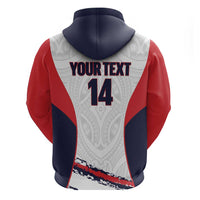 AS Venus Tahiti Football Custom Zip Hoodie Go Champions Polynesian Pattern LT14 - Polynesian Pride