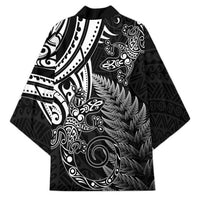 New Zealand Lizard Kimono Silver Fern Aotearoa Maori - Polynesian Pride