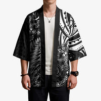 New Zealand Lizard Kimono Silver Fern Aotearoa Maori - Polynesian Pride