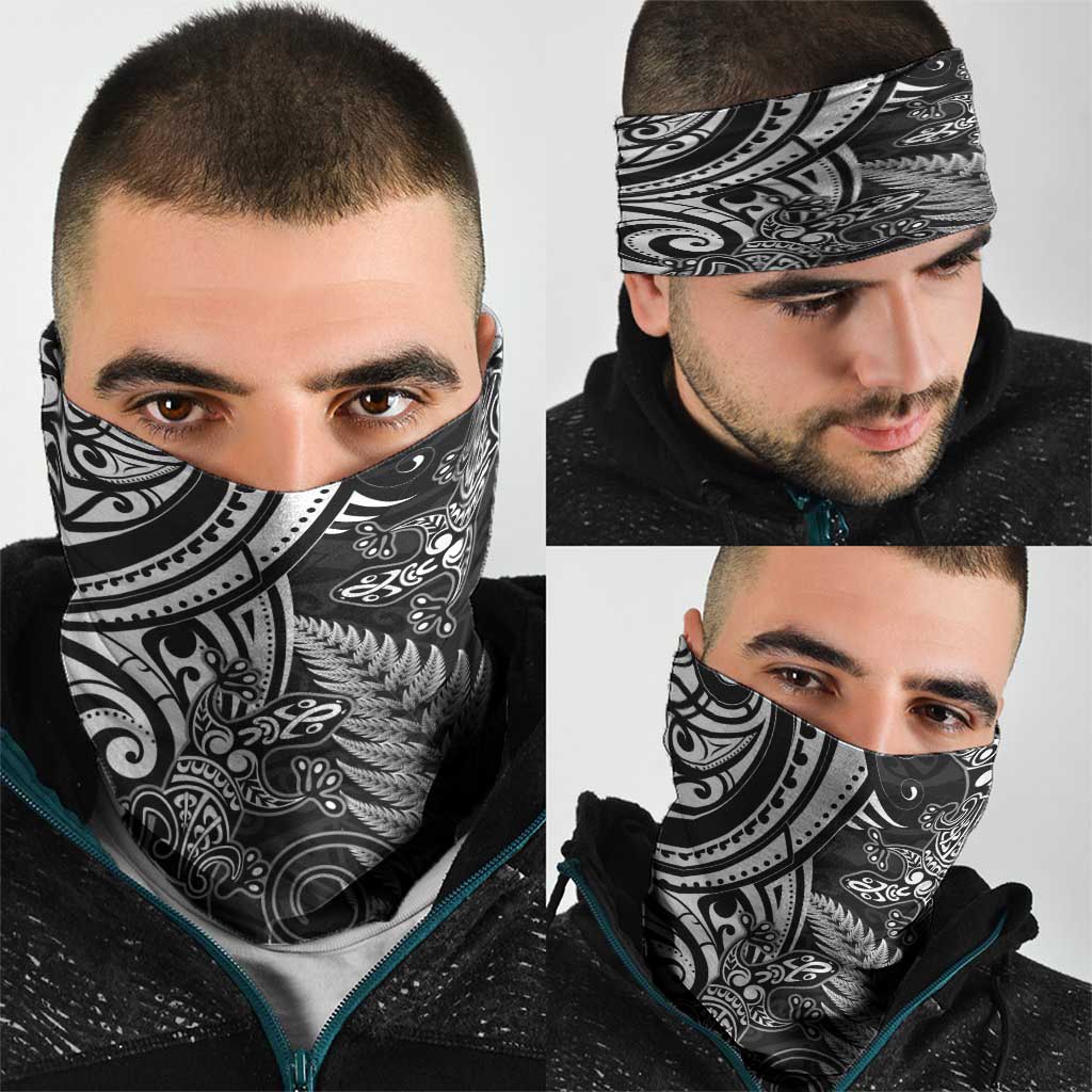 New Zealand Lizard Neck Gaiter Silver Fern Aotearoa Maori - Polynesian Pride