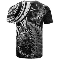 New Zealand Lizard T Shirt Silver Fern Aotearoa Maori LT14 - Polynesian Pride