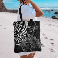 New Zealand Lizard Tote Bag Silver Fern Aotearoa Maori - Polynesian Pride