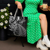 New Zealand Lizard Tote Bag Silver Fern Aotearoa Maori - Polynesian Pride