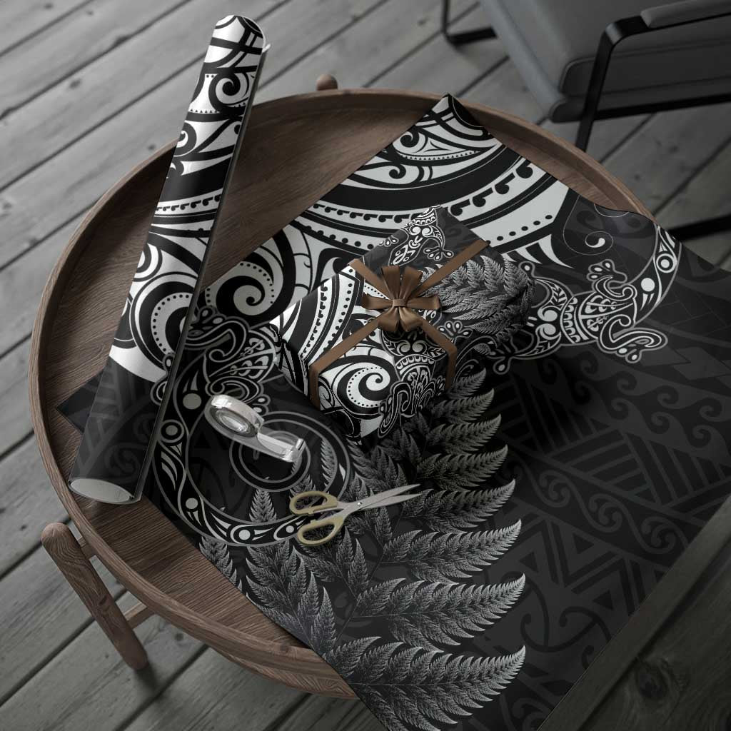 New Zealand Lizard Wrapping Paper Silver Fern Aotearoa Maori - Polynesian Pride