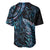 New Zealand Lizard Baseball Jersey Silver Fern Aotearoa Maori With Paua Shell LT14 - Polynesian Pride