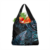 New Zealand Lizard Grocery Bag Silver Fern Aotearoa Maori With Paua Shell LT14 1-pack One Size Turquoise - Polynesian Pride