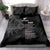 Custom New Zealand Haka Rugby Bedding Set 2024 Pacific Go Black Silver Fern