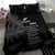 Custom New Zealand Haka Rugby Bedding Set 2024 Pacific Go Black Silver Fern