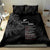 Custom New Zealand Haka Rugby Bedding Set 2024 Pacific Go Black Silver Fern