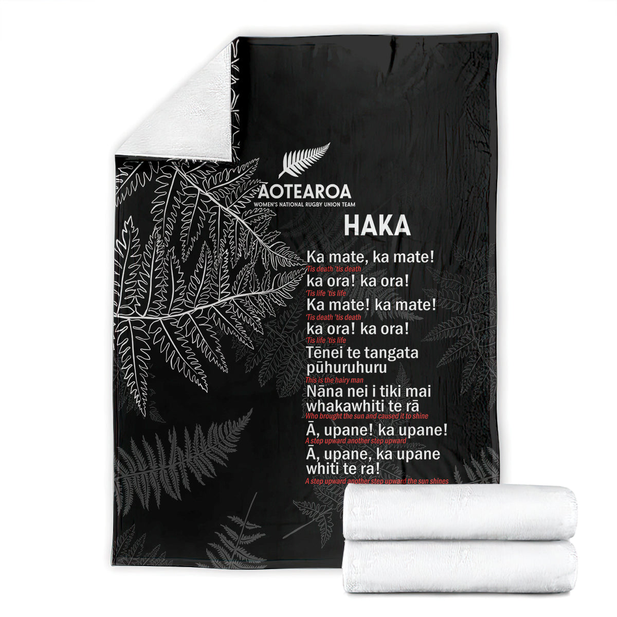 Custom New Zealand Haka Rugby Blanket 2024 Pacific Go Black Silver Fern LT14 - Polynesian Pride