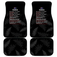 Custom New Zealand Haka Rugby Car Mats 2024 Pacific Go Black Silver Fern LT14 - Polynesian Pride