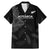 New Zealand Haka Rugby Family Matching Mermaid Dress and Hawaiian Shirt 2024 Pacific Go Black Silver Fern LT14 Dad's Shirt - Short Sleeve Black - Polynesian Pride