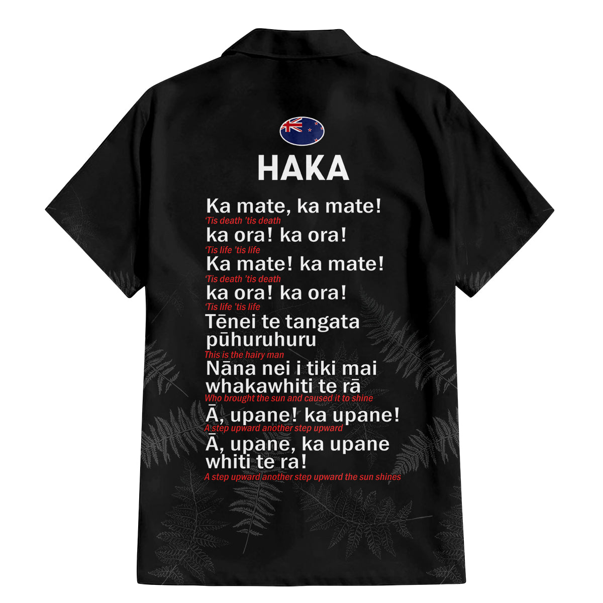 New Zealand Haka Rugby Family Matching Mermaid Dress and Hawaiian Shirt 2024 Pacific Go Black Silver Fern LT14 - Polynesian Pride