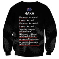 New Zealand Haka Rugby Sweatshirt 2024 Pacific Go Black Silver Fern LT14 - Polynesian Pride