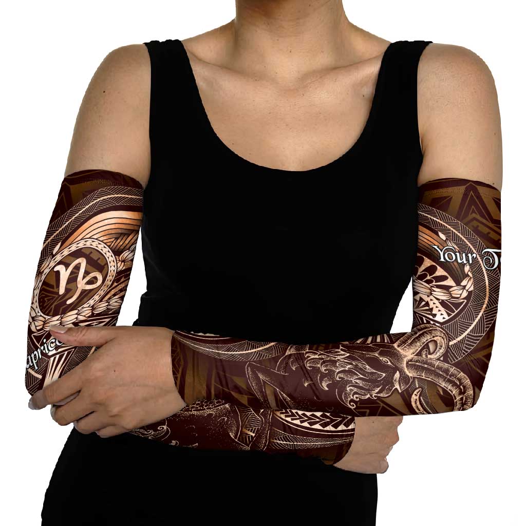 Personalised Polynesia Zodiac Capricorn Arm Sleeves Galaxy Polynesian Pattern Chest Tattoo Style LT14 - Polynesian Pride