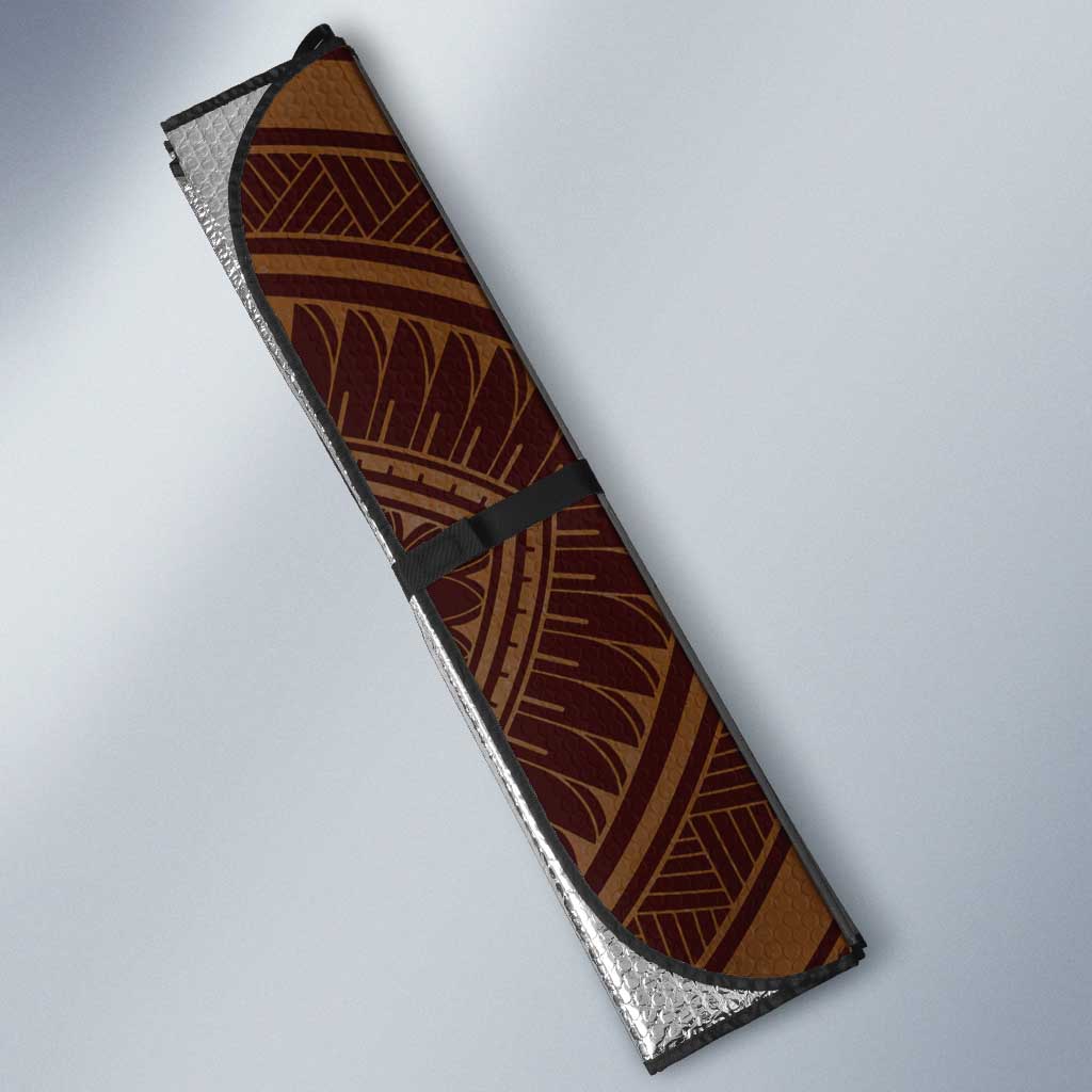 Personalised Polynesia Zodiac Capricorn Auto Sun Shade Galaxy Polynesian Pattern Chest Tattoo Style LT14 - Polynesian Pride