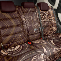 Personalised Polynesia Zodiac Capricorn Back Car Seat Cover Galaxy Polynesian Pattern Chest Tattoo Style
