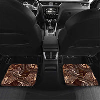 Personalised Polynesia Zodiac Capricorn Car Mats Galaxy Polynesian Pattern Chest Tattoo Style LT14 Set 2pcs - Back Brown - Polynesian Pride
