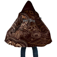 Personalised Polynesia Zodiac Capricorn Cloak Galaxy Polynesian Pattern Chest Tattoo Style LT14 Unisex Brown - Polynesian Pride