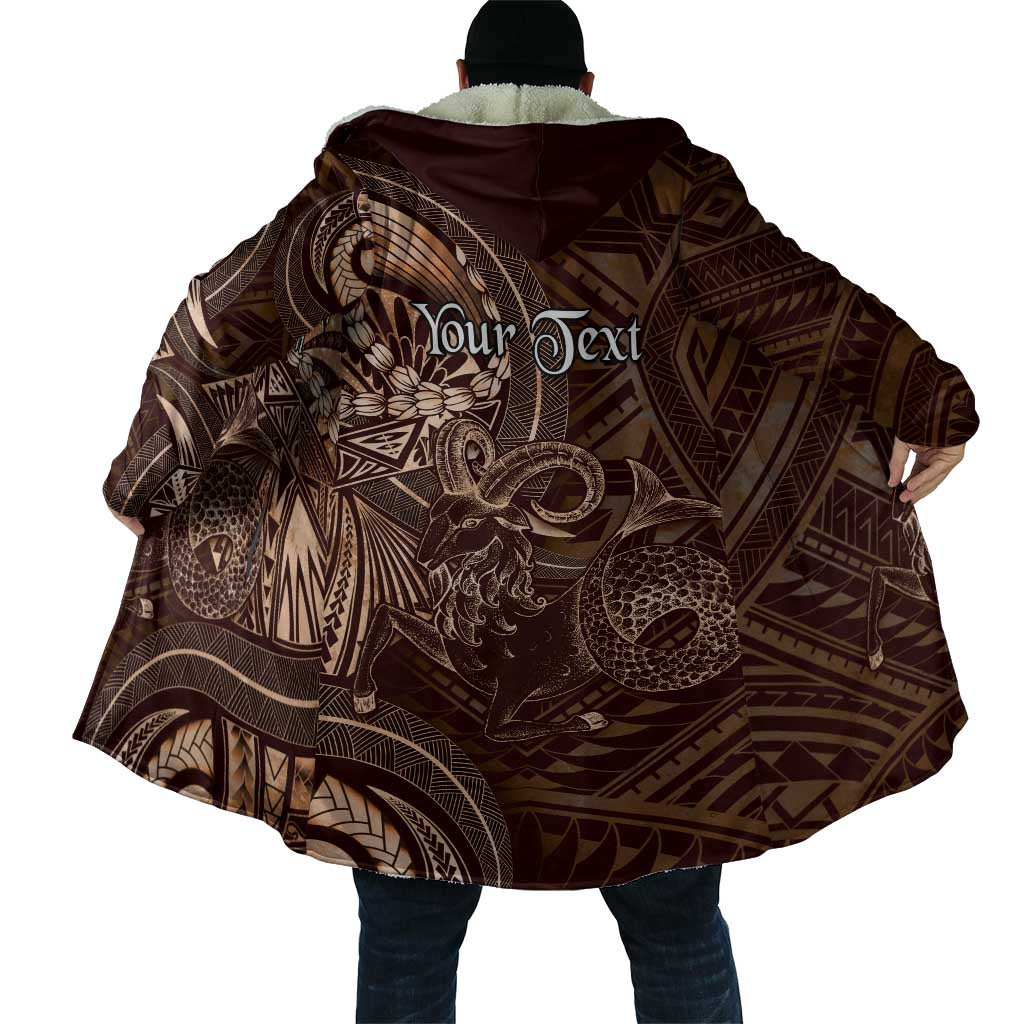 Personalised Polynesia Zodiac Capricorn Cloak Galaxy Polynesian Pattern Chest Tattoo Style LT14 - Polynesian Pride