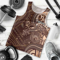 Personalised Polynesia Zodiac Capricorn Men Tank Top Galaxy Polynesian Pattern Chest Tattoo Style LT14 - Polynesian Pride