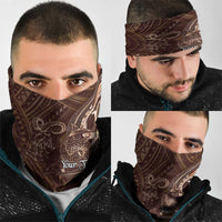 Personalised Polynesia Zodiac Capricorn Neck Gaiter Galaxy Polynesian Pattern Chest Tattoo Style LT14 - Polynesian Pride
