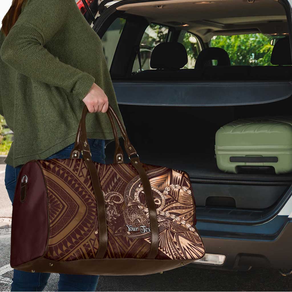Personalised Polynesia Zodiac Capricorn Travel Bag Galaxy Polynesian Pattern Chest Tattoo Style LT14 - Polynesian Pride