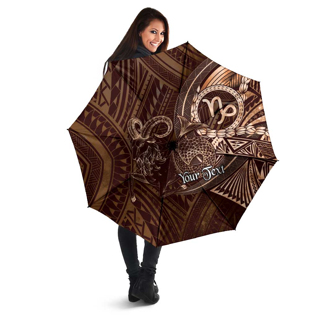 Personalised Polynesia Zodiac Capricorn Umbrella Galaxy Polynesian Pattern Chest Tattoo Style LT14 - Polynesian Pride