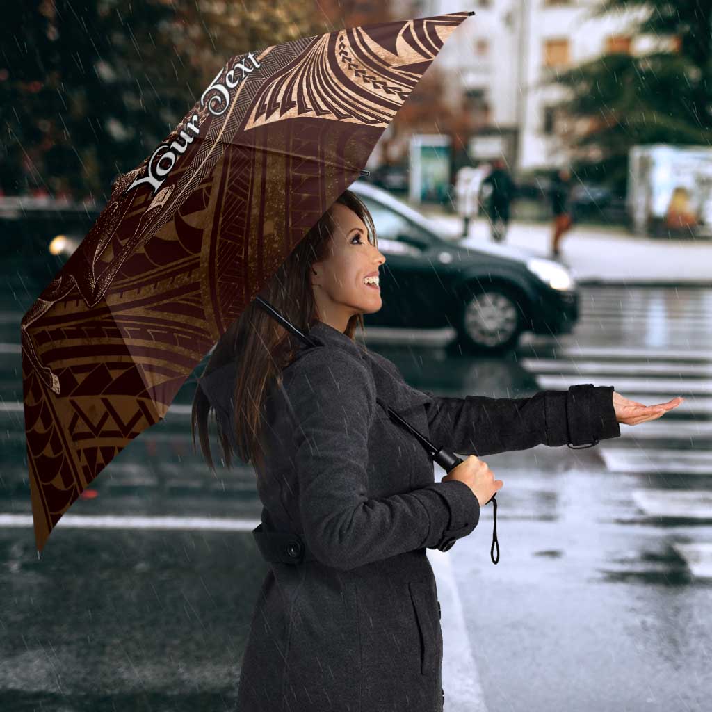 Personalised Polynesia Zodiac Capricorn Umbrella Galaxy Polynesian Pattern Chest Tattoo Style LT14 - Polynesian Pride