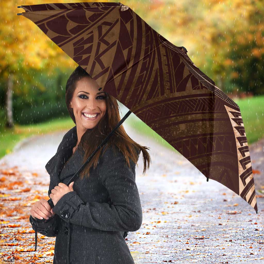 Personalised Polynesia Zodiac Capricorn Umbrella Galaxy Polynesian Pattern Chest Tattoo Style LT14 - Polynesian Pride