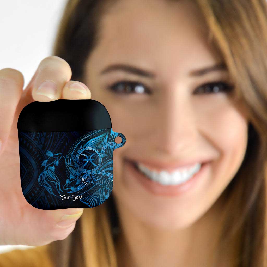 Personalised Polynesia Zodiac Pisces AirPods Case Galaxy Polynesian Pattern Chest Tattoo Style LT14 - Polynesian Pride