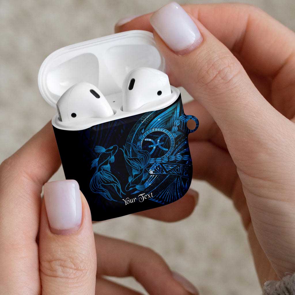 Personalised Polynesia Zodiac Pisces AirPods Case Galaxy Polynesian Pattern Chest Tattoo Style LT14 - Polynesian Pride