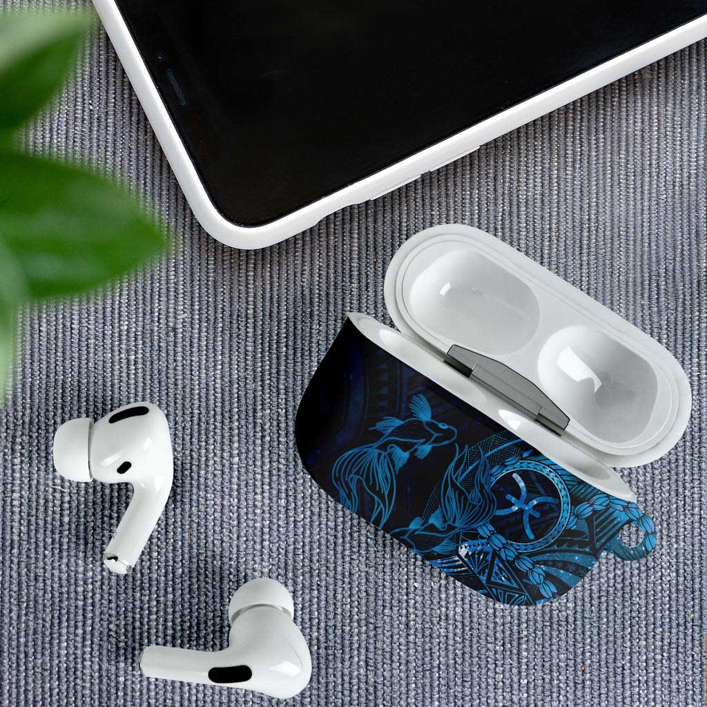 Personalised Polynesia Zodiac Pisces AirPods Case Galaxy Polynesian Pattern Chest Tattoo Style LT14 - Polynesian Pride