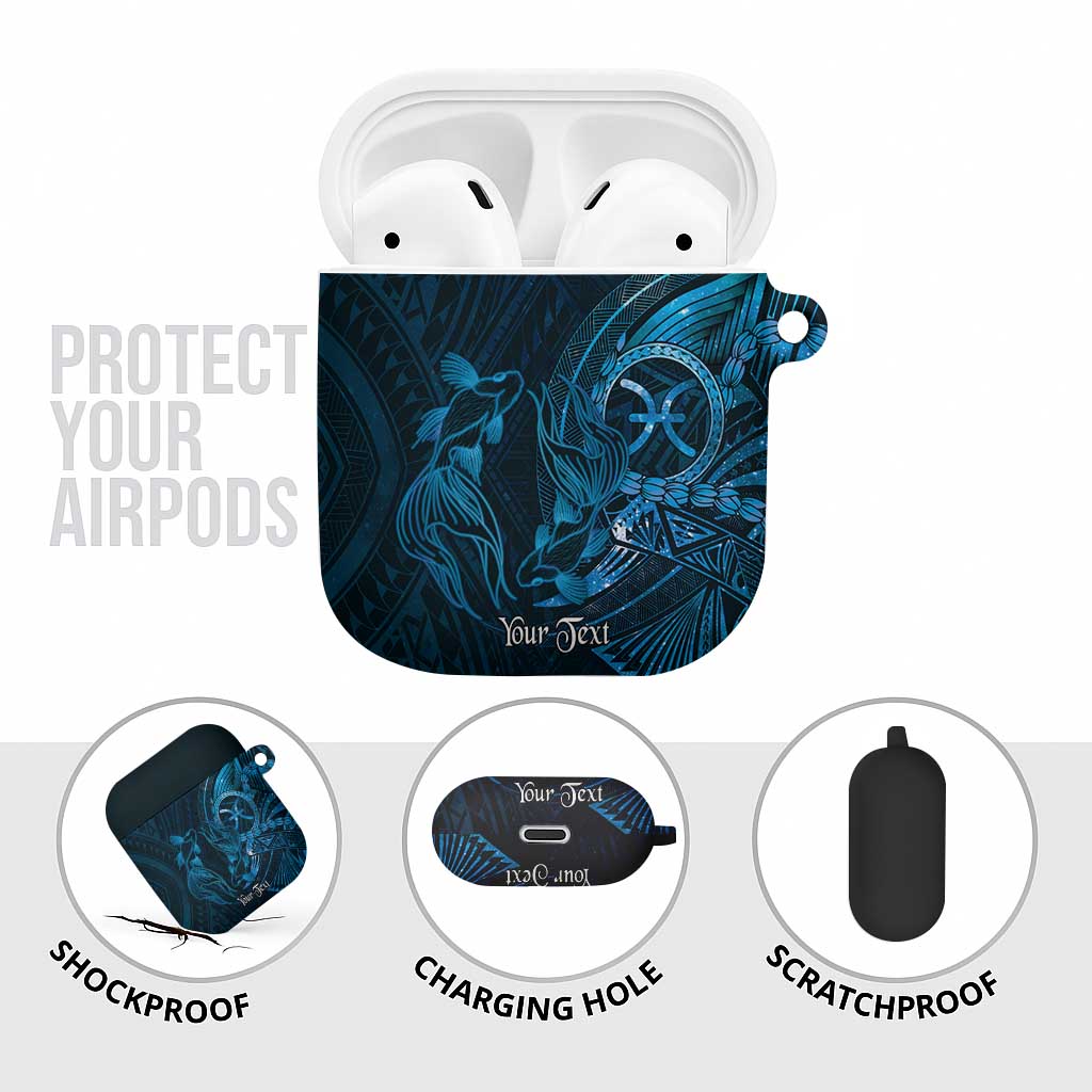 Personalised Polynesia Zodiac Pisces AirPods Case Galaxy Polynesian Pattern Chest Tattoo Style LT14 - Polynesian Pride