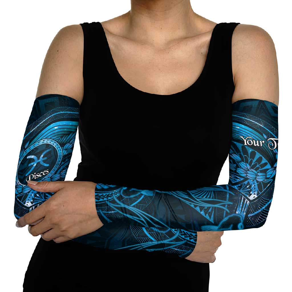 Personalised Polynesia Zodiac Pisces Arm Sleeves Galaxy Polynesian Pattern Chest Tattoo Style LT14 - Polynesian Pride