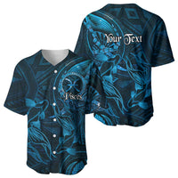 Personalised Polynesia Zodiac Pisces Baseball Jersey Galaxy Polynesian Pattern Chest Tattoo Style LT14 - Polynesian Pride