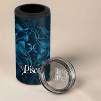 Personalised Polynesia Zodiac Pisces 4 in 1 Can Cooler Tumbler Galaxy Polynesian Pattern Chest Tattoo Style LT14 - Polynesian Pride