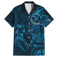 Personalised Polynesia Zodiac Pisces Family Matching Long Sleeve Bodycon Dress and Hawaiian Shirt Galaxy Polynesian Pattern Chest Tattoo Style