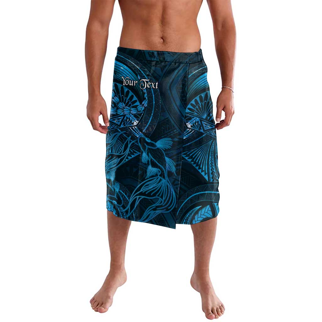Personalised Polynesia Zodiac Pisces Lavalava Galaxy Polynesian Pattern Chest Tattoo Style LT14 Blue - Polynesian Pride