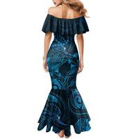 Personalised Polynesia Zodiac Pisces Mermaid Dress Galaxy Polynesian Pattern Chest Tattoo Style LT14 - Polynesian Pride