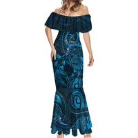 Personalised Polynesia Zodiac Pisces Mermaid Dress Galaxy Polynesian Pattern Chest Tattoo Style LT14 - Polynesian Pride