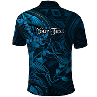 Personalised Polynesia Zodiac Pisces Polo Shirt Galaxy Polynesian Pattern Chest Tattoo Style LT14 - Polynesian Pride