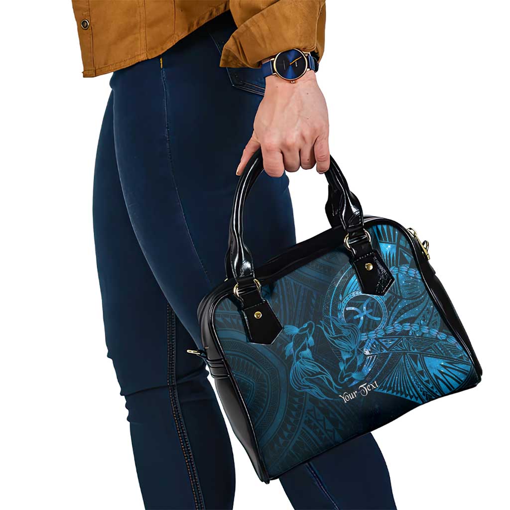 Personalised Polynesia Zodiac Pisces Shoulder Handbag Galaxy Polynesian Pattern Chest Tattoo Style LT14 - Polynesian Pride