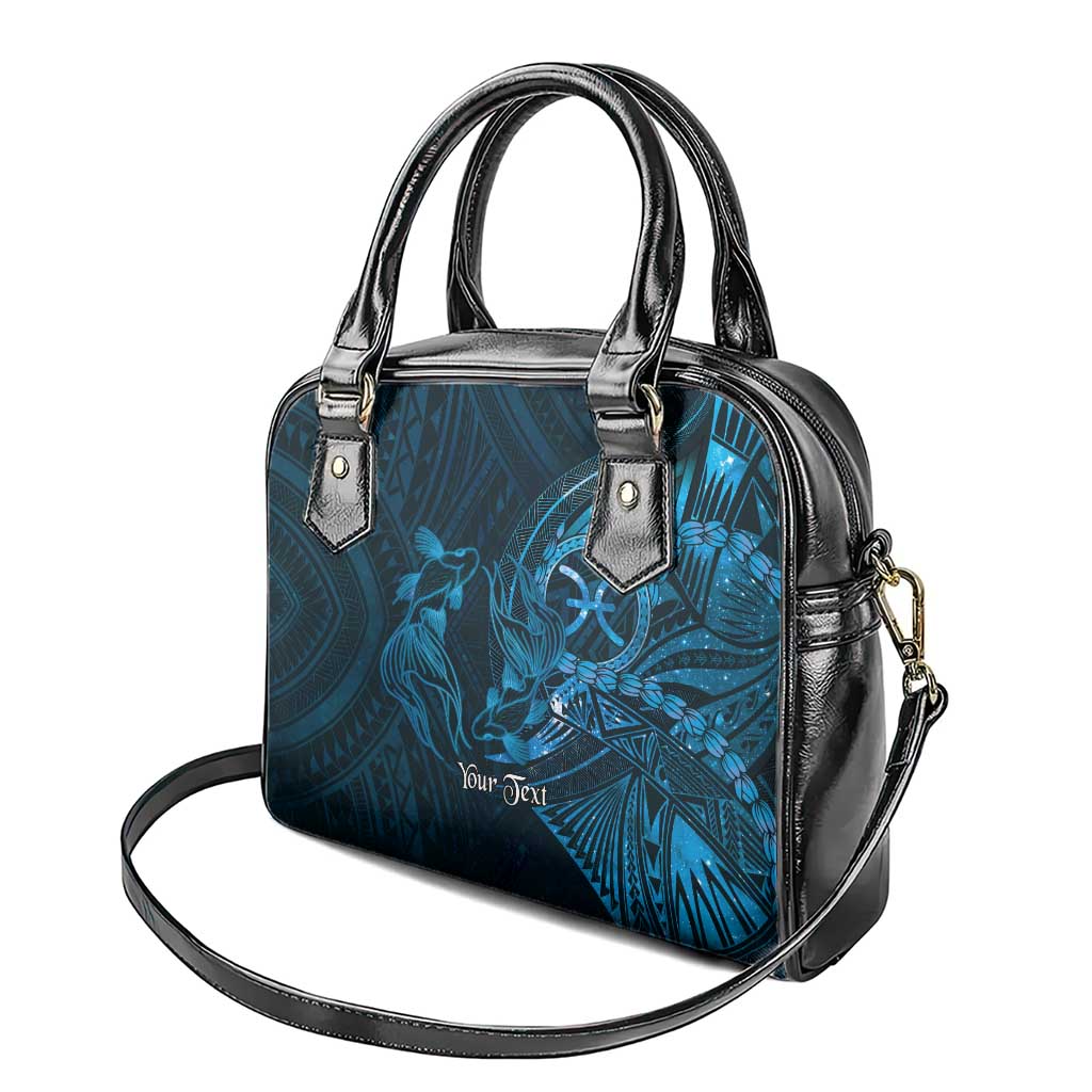 Personalised Polynesia Zodiac Pisces Shoulder Handbag Galaxy Polynesian Pattern Chest Tattoo Style LT14 - Polynesian Pride