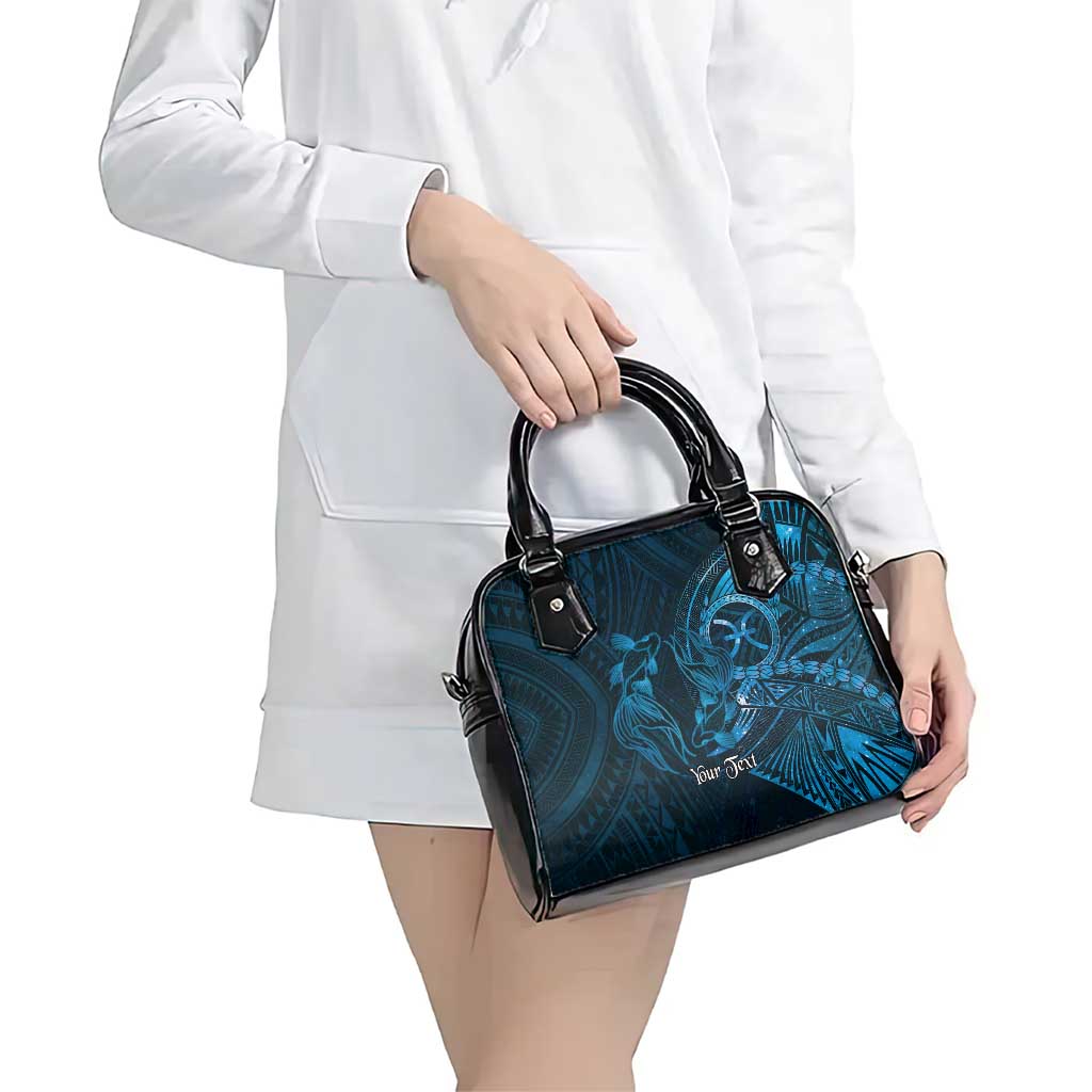 Personalised Polynesia Zodiac Pisces Shoulder Handbag Galaxy Polynesian Pattern Chest Tattoo Style LT14 - Polynesian Pride