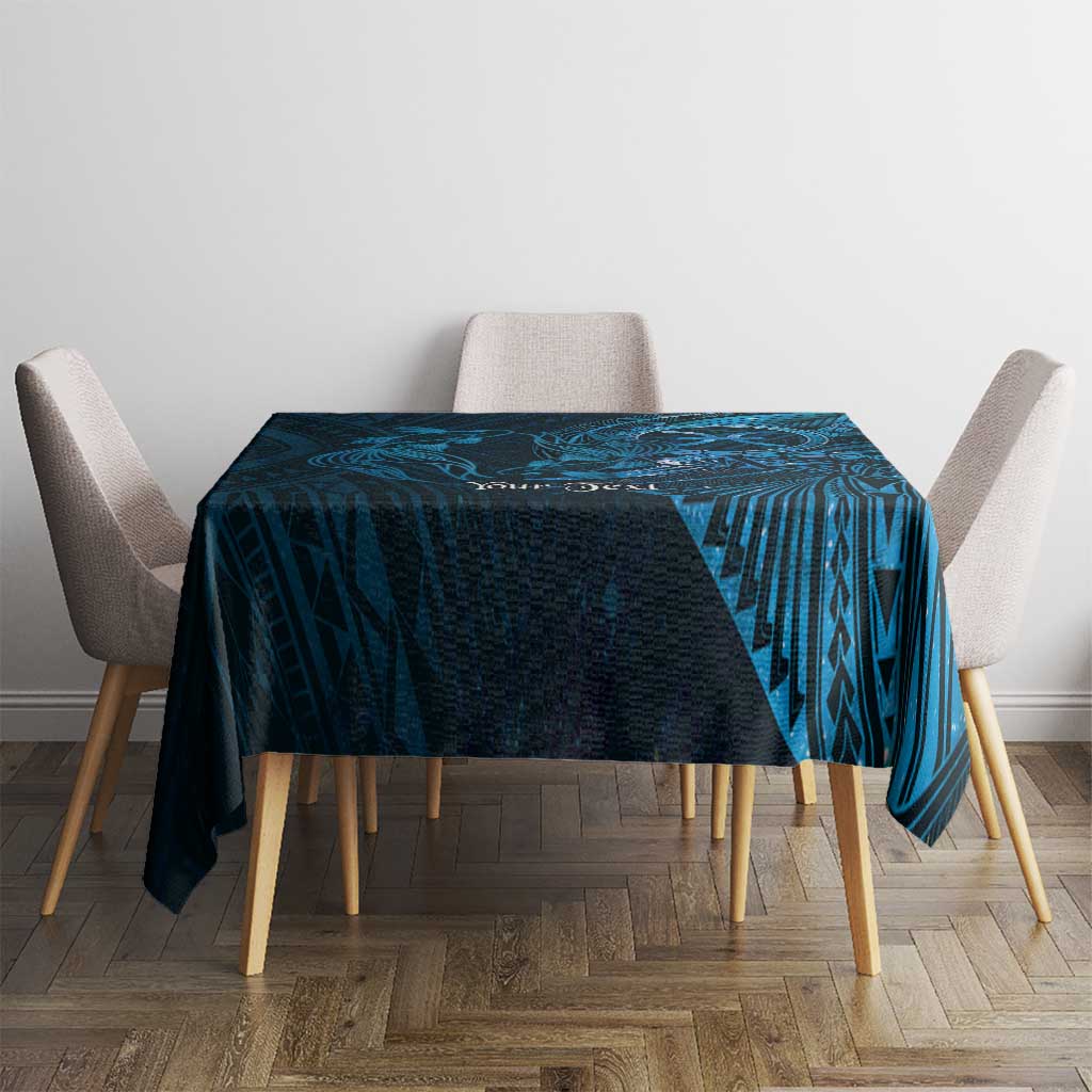 Personalised Polynesia Zodiac Pisces Tablecloth Galaxy Polynesian Pattern Chest Tattoo Style LT14 - Polynesian Pride