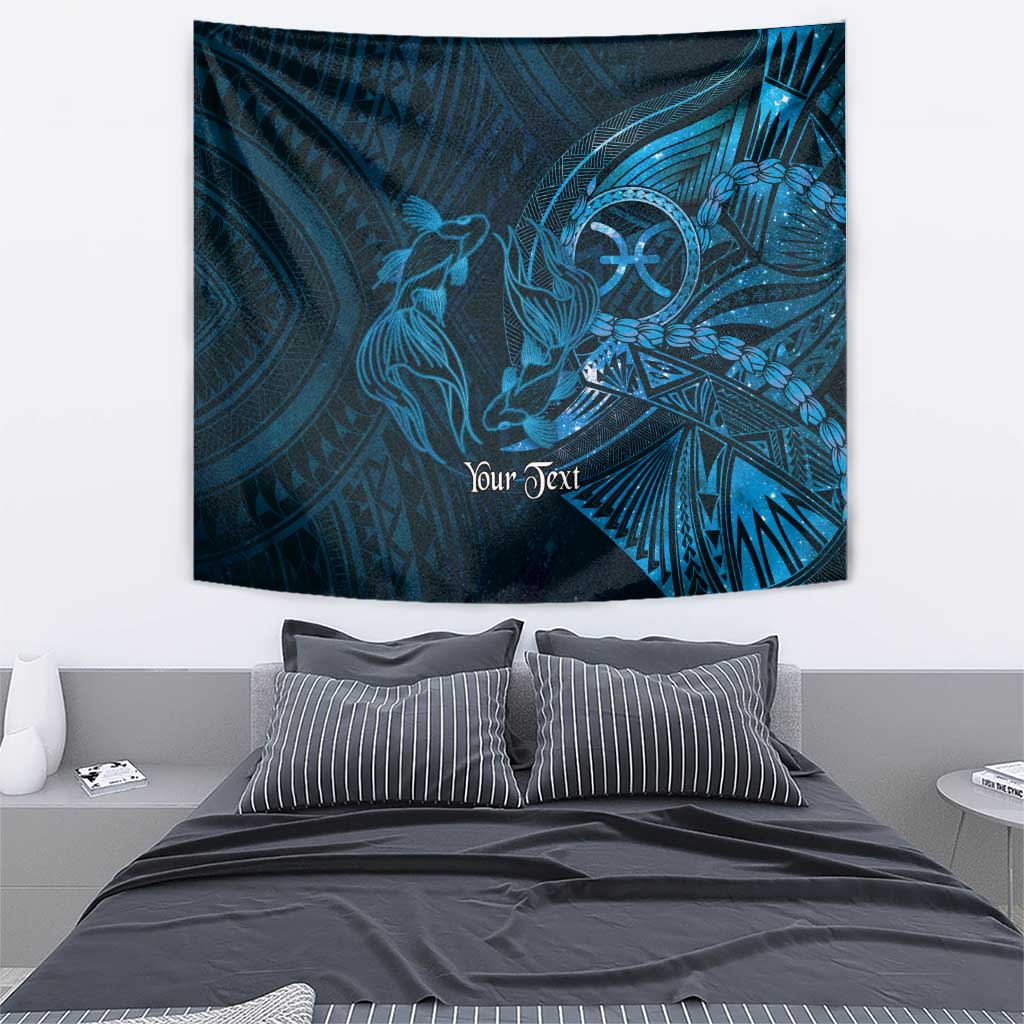 Personalised Polynesia Zodiac Pisces Tapestry Galaxy Polynesian Pattern Chest Tattoo Style LT14 - Polynesian Pride